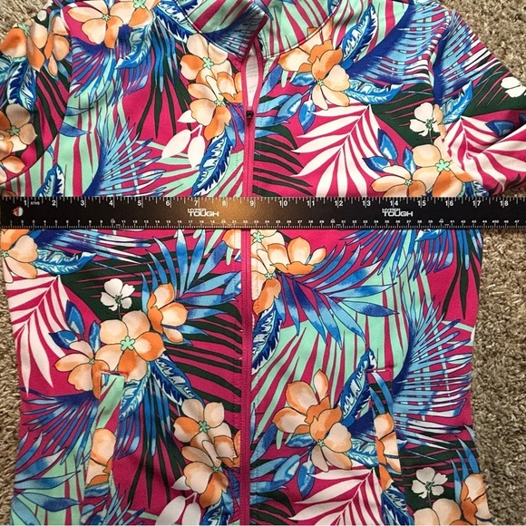 Tommy Bahama Womens Golf Active UPF 50 Long Sleeve Full Zip Top Small - Picture 5 of 6